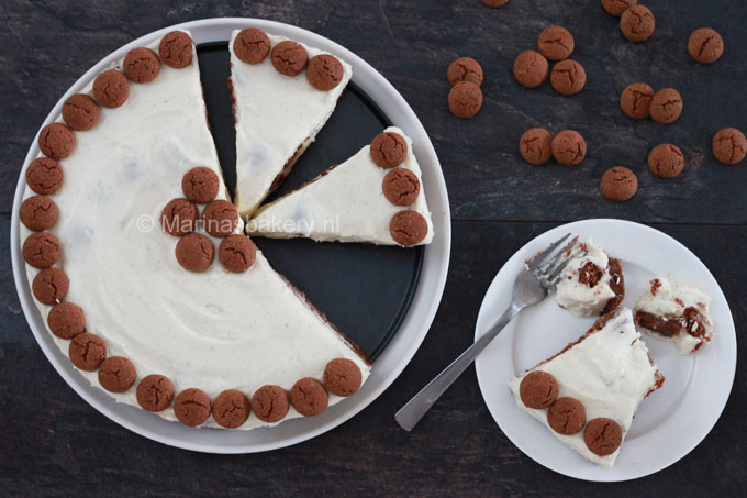 Chocolade Cheesecake met Kruidnootjes