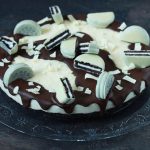 No-Bake Witte Chocolade Oreo Cheesecake