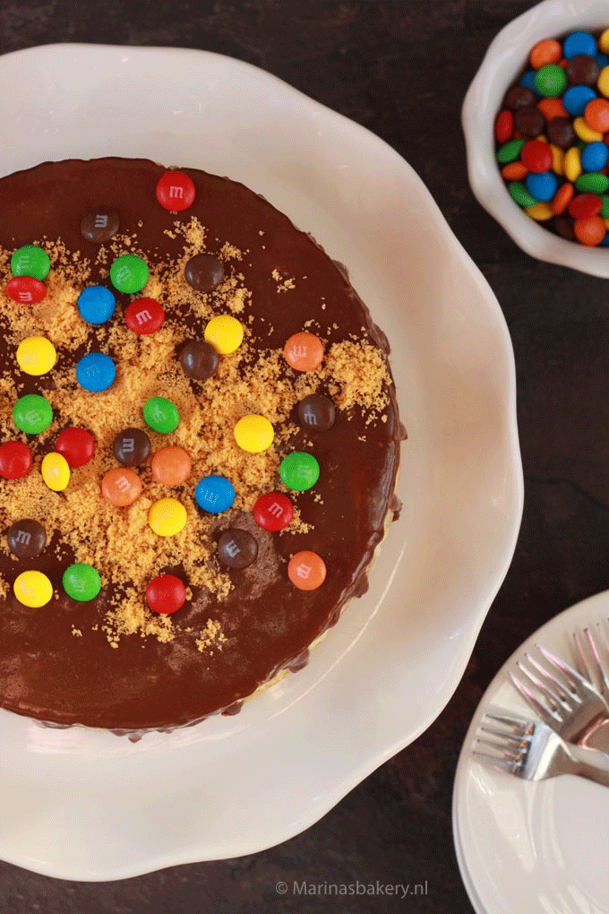 M&M'S Cookie-Cheesecake + review Cheesecake